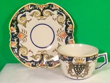 Antique French Faience Rouen Cup and Saucer picture