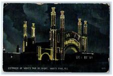 1908 Entrance Of Vanity Fair By Night Vanity Fair Providence RI Posted Postcard picture