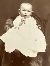 1890s baby portraits Victorian era cabinet card Connellsville PA picture