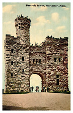 postcard Bancroft Tower Worcester Massachusetts A0606 picture