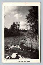 Ashland WI, River, Wisconsin c1946 Vintage Postcard picture