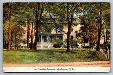 Postcard Middletown NY New York Ursuline Academy c1909 Orange County picture