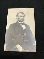 Vintage Abraham Lincoln undivided back postcard president picture