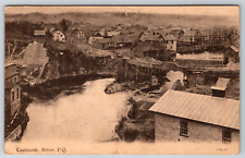 c1910s Coaticook River Canada Quebec Bridge Antique Postcard picture