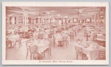 Roadside~La Louisiane Main Dining Room~New Orleans LA~Sepia~Vintage Postcard picture