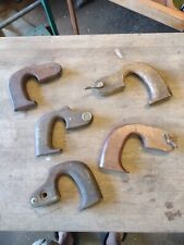 Vtg antique compass keyhole jab hand saw wood handle lot Of 5 picture