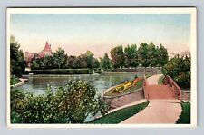 Alexandria Bay NY-New York, Canal on Wellesley Island, Antique Vintage Postcard picture