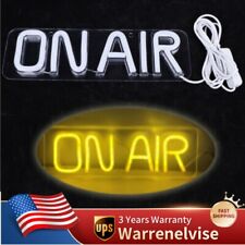 On Air Neon Sign On Off Recording Studio LED Lamp Bar Pub Wall Decoration Light picture