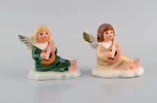 Goebel, West Germany. Two Christmas angels in porcelain. 1970s / 80s. picture
