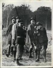 1934 Press Photo Albert Lebrun During Presidential Shoot, Rambouillet, France picture