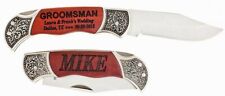Rosewood Hunting Knife, Custom Engraved, Personalized Knife for Birthday, Xmas picture