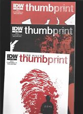 Joe Hill's Thumbprint #1-3 complete set - UNLIMITED SHIPPING $4.99 picture