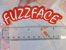 Fuzzface  guitar pedals  Logo    Sticker Decal picture