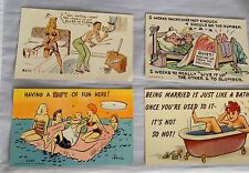 Vintage Humorous Postcard Lot 6 Total picture