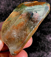 85.6g 1PC Amazing Natural Phantom Green Ghost Lemuria Crystal Specimen ie2196 picture