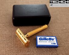 Re-Plated Gillette Milord 1949 Vintage Double Edge Safety Razor - FULL SET picture