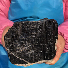 4.4LB Natural Black Tourmaline Crystal Rough Mineral Healing Specimen picture