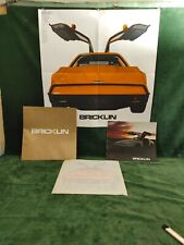 Vtg 1975 Bricklin SV-1  Car 2 Brochures & Iron On Transfer & Poster Super Rare  picture