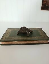 Vintage Metal Tortoise Figurine Turtle Paperweight picture