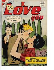 I LOVE YOUR Vol 1 #39, CHARLTON COMICS,APRIL, l 1962 - GOOD COND. picture