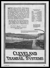 1926 Cleveland Crane & Engineering Co Electric Tramrail Systems Vintage Print Ad picture
