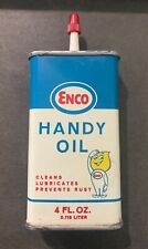 Vintage ENCO Handy Oil 4 oz Can Humble Refining Company Houston Texas picture