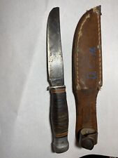 Vintage, WWII era, 1940's Pal RH 70 Hunting, Knife w Sheath, Old picture