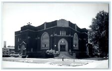 c1940's Methodist Church Rushville Illinois IL RPPC Photo Vintage Postcard picture