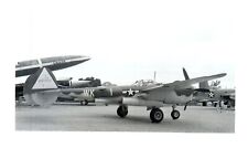 Military Lockheed P-38 Airplane Vintage Photo 5x3.5