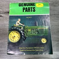Vintage 1964 John Deere Tractors Genuine Parts Sales Catelog Brochure See Pics picture