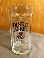 Dinkel Acker -Germany  Glass Beer Mug 0.5 L Carl Dinkelacker MINT picture