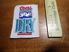 COORS DRY BEER   PATCH BX J#23 picture
