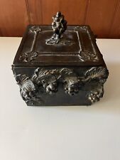 Maitland-Smith Bronze Lidded Box - Late 70s-Early 80s. picture