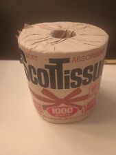 1978 Vintage 70's Toilet Paper Roll of ScoTTissue Beige 1000 Sheets picture