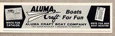 1959 Print Ad Aluma Craft Boats for Fun Minneapolis,MN picture