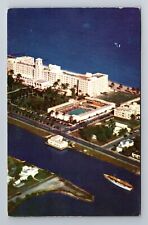 Hollywood By The Sea FL-Florida, Hollywood Beach Hotel, Vintage c1955 Postcard picture