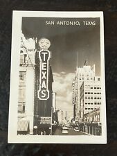 Vintage Photo Card Texas & Majestic Theaters Houston Street  San Antonio, Texas picture