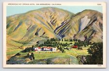 c1940s~San Bernardino California CA~Arrowhead Hot Springs Hotel~VTG Postcard picture