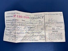 Railway Express Agency Form 5075 Ticket 1946 San Fransisco Ephemera picture
