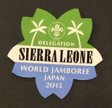 2019 23rd World Scout Jamboree 2015 SIERRA LEONE badge picture