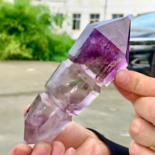 320G Natural Dream Amethyst Quartz Crystal Wand Point Realistic Healing picture