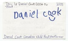 Daniel Cook Signed 3x5 Index Card Autographed Signature Actor This Is  picture