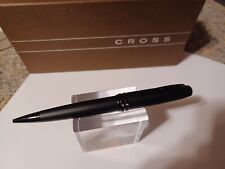 CROSS BAILEY CARBON MATTE BLACK AND GUNMETAL BALLPOINT PEN BRAND NEW DAD GIFT picture