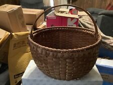 antique basket W 13x L 11  1/2  very sturdy picture
