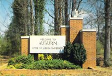 1980 AL Auburn University Town Entrance AUB-74 Bob Wyer 4x6 postcard CT8 picture