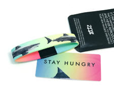 ZOX **STAY HUNGRY** Silver Single med mystery pack Wristband w/Card SHARKS picture