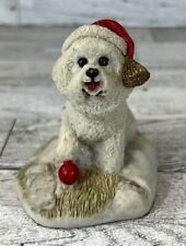 Vintage Charmstone - Shar Pei - Christmas Dog - Earl Sherwan - Made in USA 1984 picture