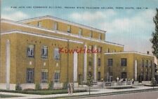 Postcard Fine Arts Commerce Bldg Indiana State Teachers College Terre Haute IN picture