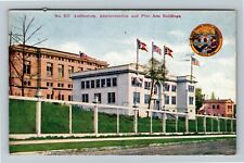 1909 Alaska Yukon Pacific Exposition Auditorium, Administration Vintage Postcard picture