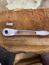 F-50 JH Williams 3/8”Ratchet Wrench   Vintage Antique Tool W/original B-150 Plug picture